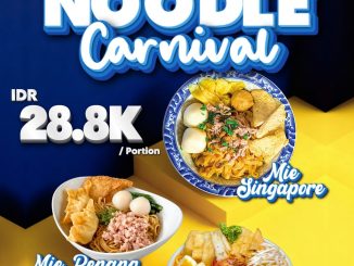 Promo XO SUKI Noodle Carnival mie Asia mulai Rp. 28.800, varian per outlet di hari kerja