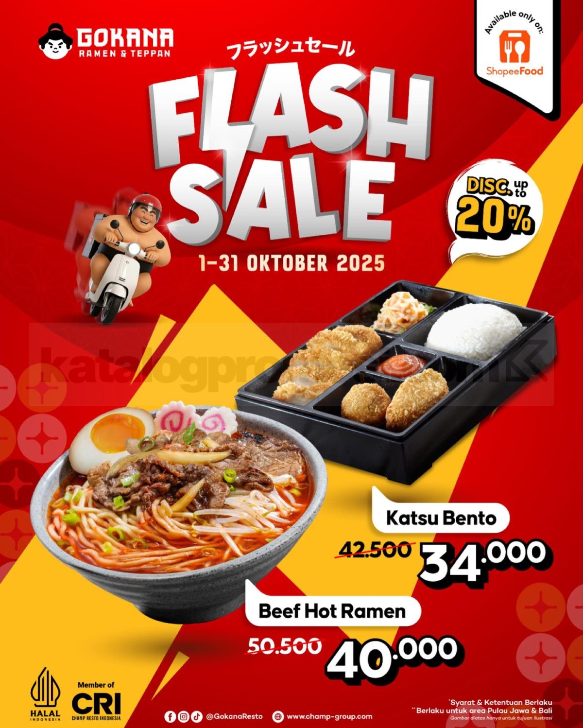 Promo Gokana ShopeeFood Flash Sale Diskon Hingga 20%
