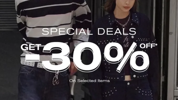 Promo BERSHKA Special Deals Get Disc 30% Off*