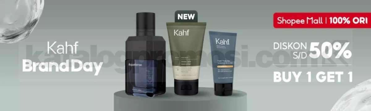 Brand Day Kahf di Shopee - DISKON HINGGA 50% dan BUY 1 GET 1!