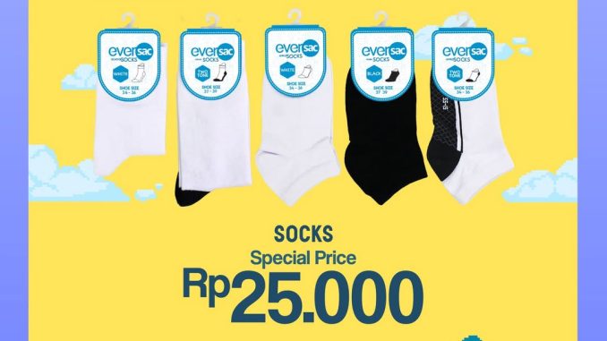 Promo Gramedia School Holiday - Kaos Kaki Eversac SPECIAL PRICE!
