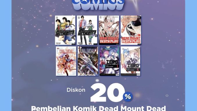 Promo ISEKAI COMICS di Gramedia Diskon 20%
