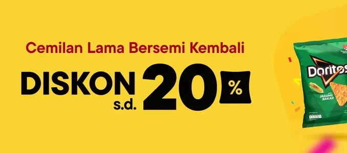 Promo Lay’s Cheetos Doritos di Blibli Diskon hingga 20%