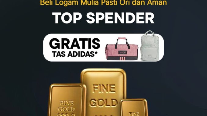 Promo Official Store Fest Logam Mulia di Blibli - GRATIS TAS ADIDAS!