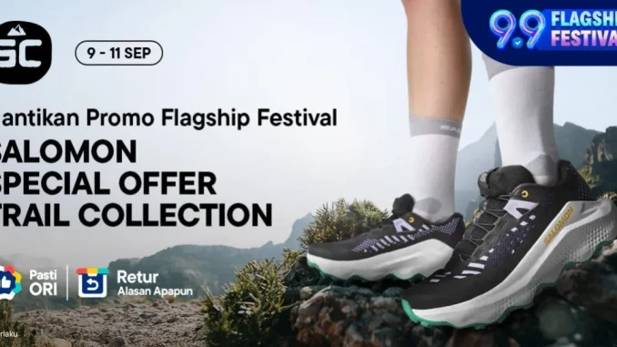 Promo Salomon di Blibli 9.9 Special Offer Trail Collection