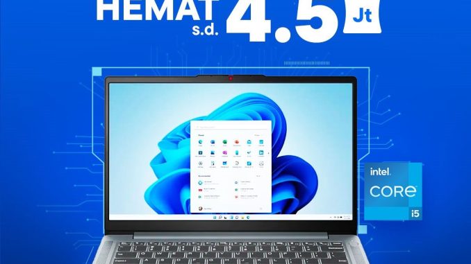 Promo Tukar Tambah Laptop Intel di Blibli Hemat hingga 4,5 Juta