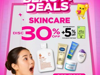 Promo Watsons MEGA BEAUTY DEALS! Skincare Diskon 30% + 5% 3