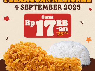 Promo Burger King Harpelnas Paket Ayam + Nasi hanya Rp17Ribuan