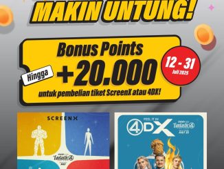 Promo CGV Nonton ScreenX & 4DX dapat Bonus Points Hingga +20.000