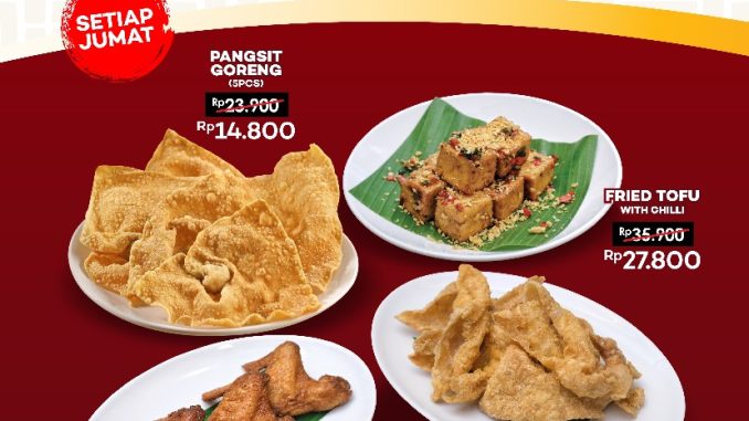 Promo Chopstix Friyay Treat Discount Up To 38% berlaku setiap Jumat di seluruh outlet Chopstix