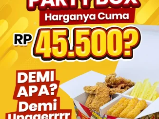 Promo Fritto Chicken Party Box Cuma Rp 45.500* 1