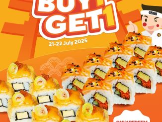Promo GENKI SUSHI BELI 1 GRATIS 1 dengan 1 poin MAPCLUB
