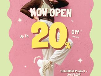 Promo GOSH SHOES Re-Opening Tunjungan Plaza Surabaya Discount Up To 20% Off* 2