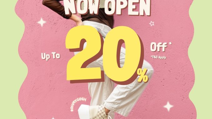 Promo GOSH SHOES Re-Opening Tunjungan Plaza Surabaya Discount Up To 20% Off* 1