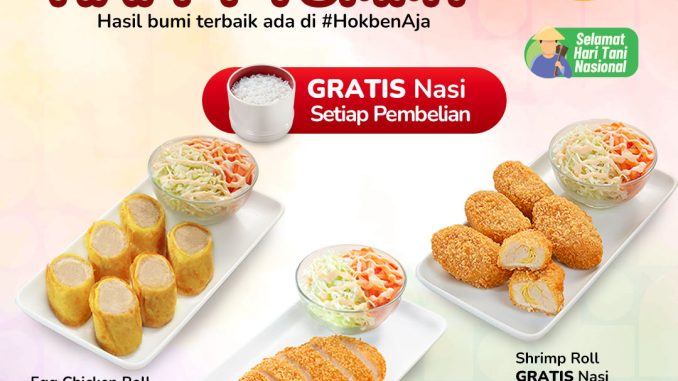 Promo Hokben Spesial Hari Tani Nasional - Menu Favorit mulai dari Rp30ribuan 1