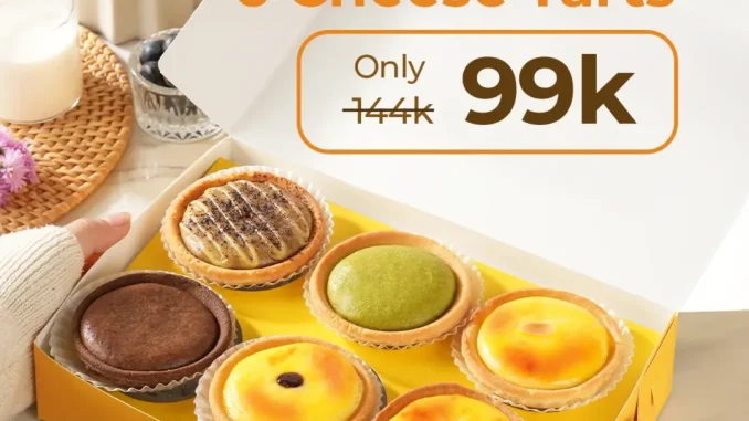 Promo Hokkaido Baby Harga Spesial 6 Cheese Tart cuma 99K