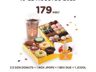Promo JCO Opening Sandang Ayu Plaza, Pasuruan Paket Lengkap Rp 179.000