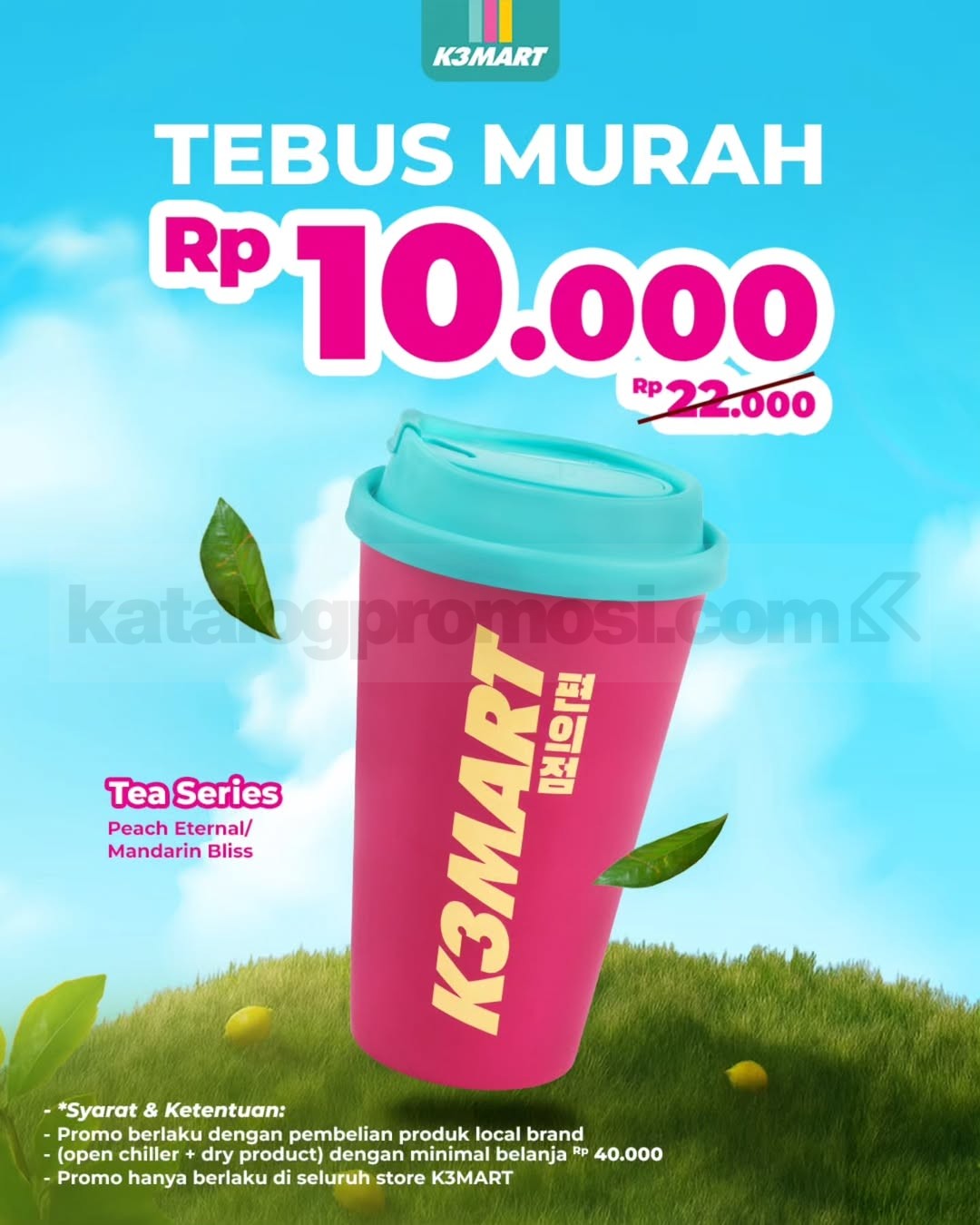 Promo K3MART Tebus Murah Lemonade & Tea Series cuma Rp10.000 Promo K3MART Tebus Murah Lemonade & Tea Series cuma Rp10.000