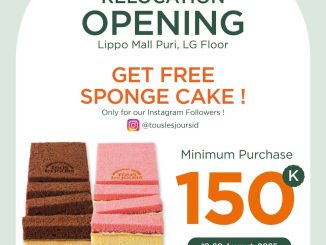 Promo Tous Les Jours Lippo Mall Puri Reopening Gratis Menu Favorit