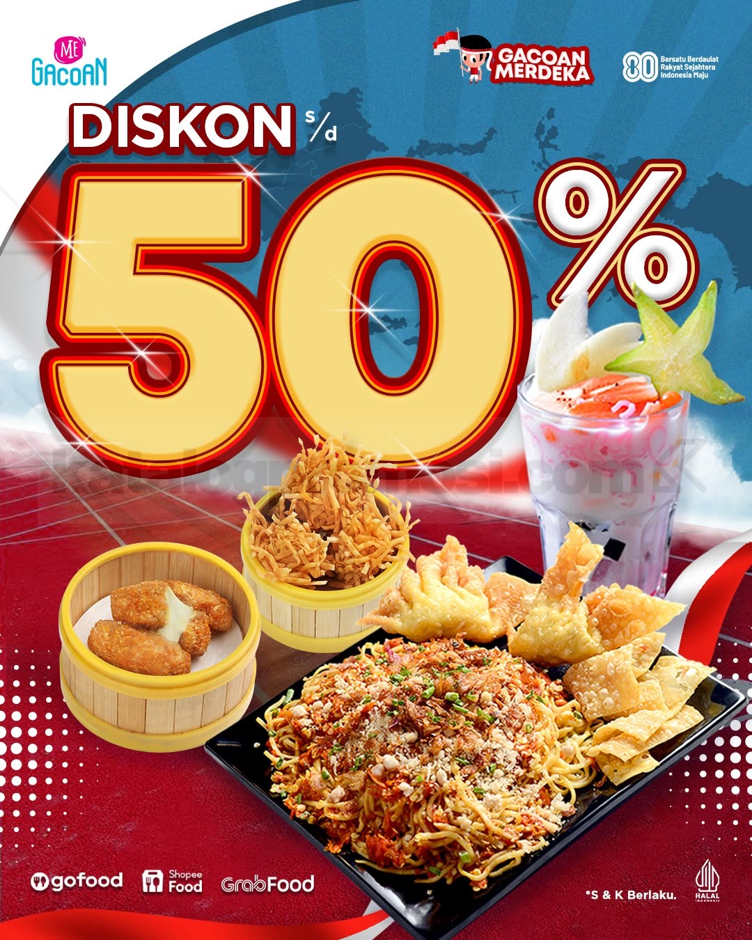 Promo MIE GACOAN MERDEKA DISKON HINGGA 50% Promo MIE GACOAN MERDEKA DISKON HINGGA 50%