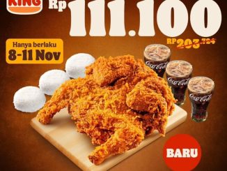 Promo Burger King 11.11 Whole Chicken Crispy Hanya Rp111.100!