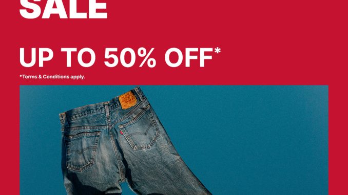 Promo Levi’s End of Season Sale Diskon Hingga 50% 1