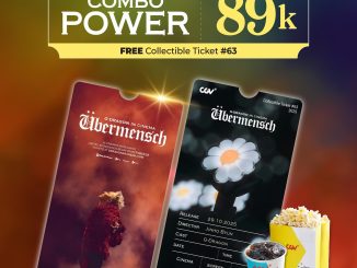 Promo CGV G-Dragon In Cinema Übermensch Combo Power Rp. 89.000 bonus collectible ticket eksklusif
