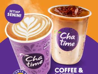 promo Chatime Monday Coffee Time Rp. 15.000 berlaku setiap Senin di aplikasi F&B ID