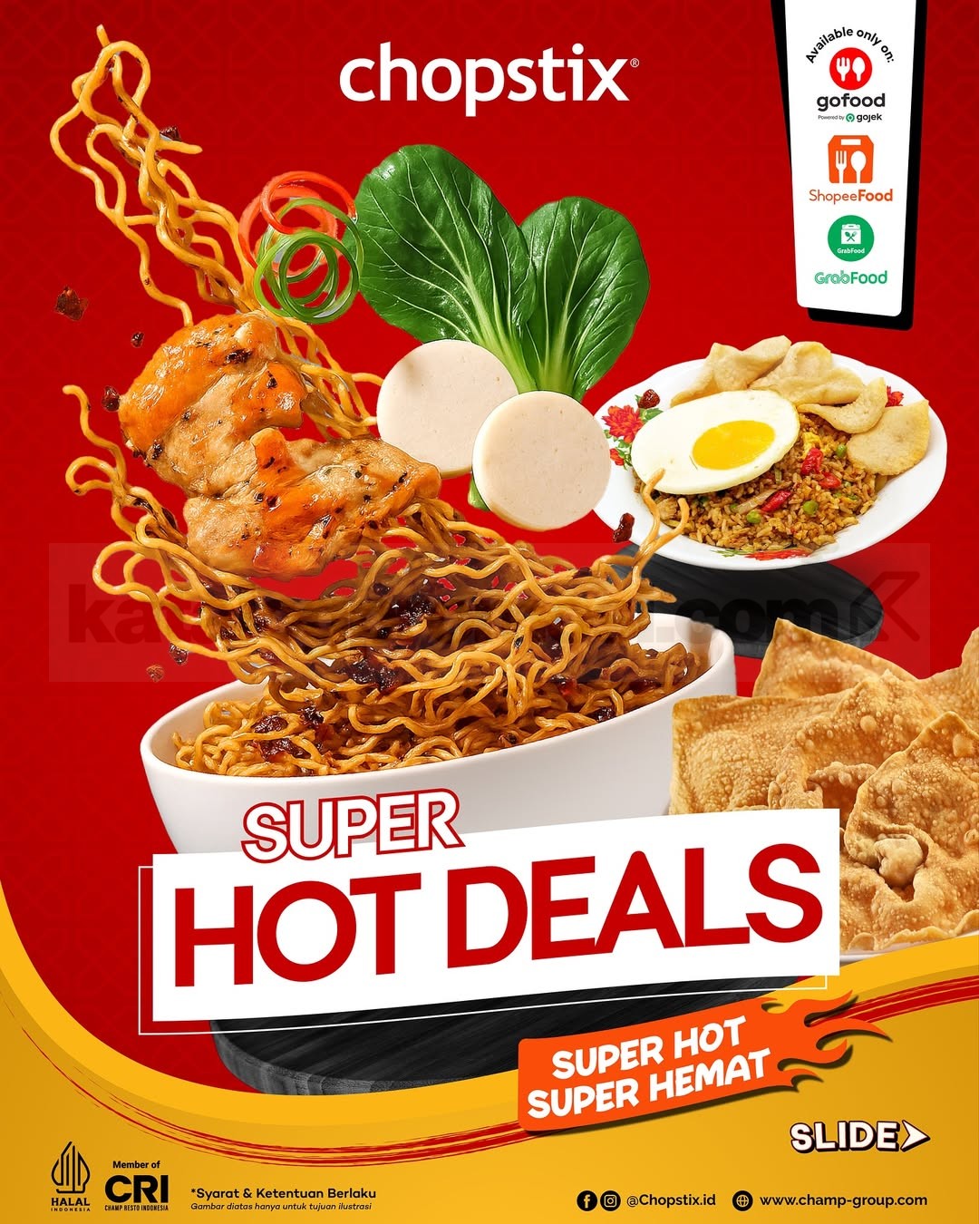 Promo Chopstix Super Hot Deals Mulai Rp. 50.000 Promo Chopstix Super Hot Deals Mulai Rp. 50.000 1