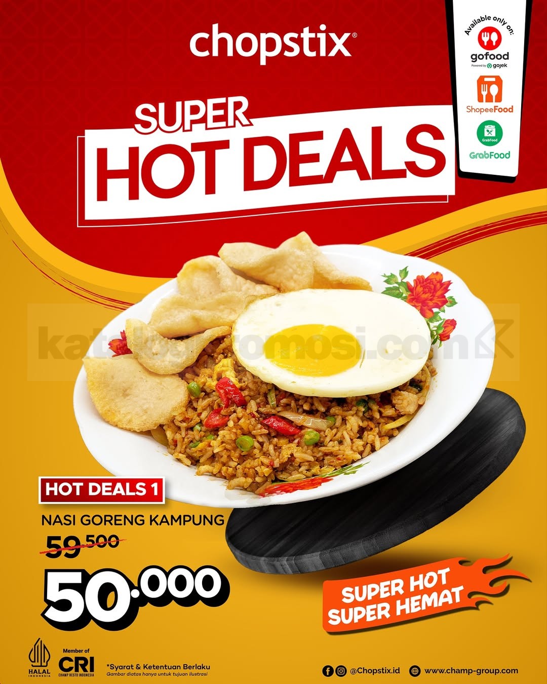 Promo Chopstix Super Hot Deals Mulai Rp. 50.000 Promo Chopstix Super Hot Deals Mulai Rp. 50.000 2
