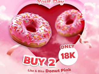 Promo Circle K Lite & Bite Donut Pink topping sprinkle BUY 2 Rp. 18.000