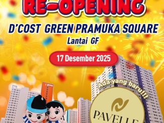 Promo D’Cost Re-Opening Green Pramuka Square Diskon Hingga 50% dengan Buy 1 Get 1 Paket Kenyang
