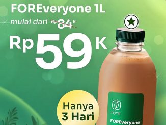 Promo Fore Coffee FOREveryone 1L mulai Rp. 59.000