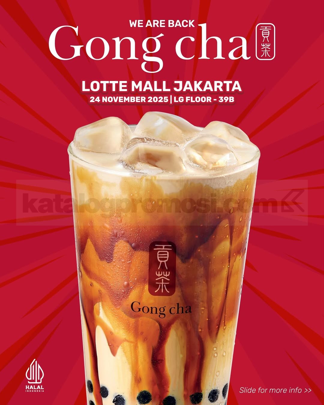 Promo Gong Cha Grand Opening Lotte Mall Jakarta Pay 1 Get 2 Promo Gong Cha Grand Opening Lotte Mall Jakarta Pay 1 Get 2 1