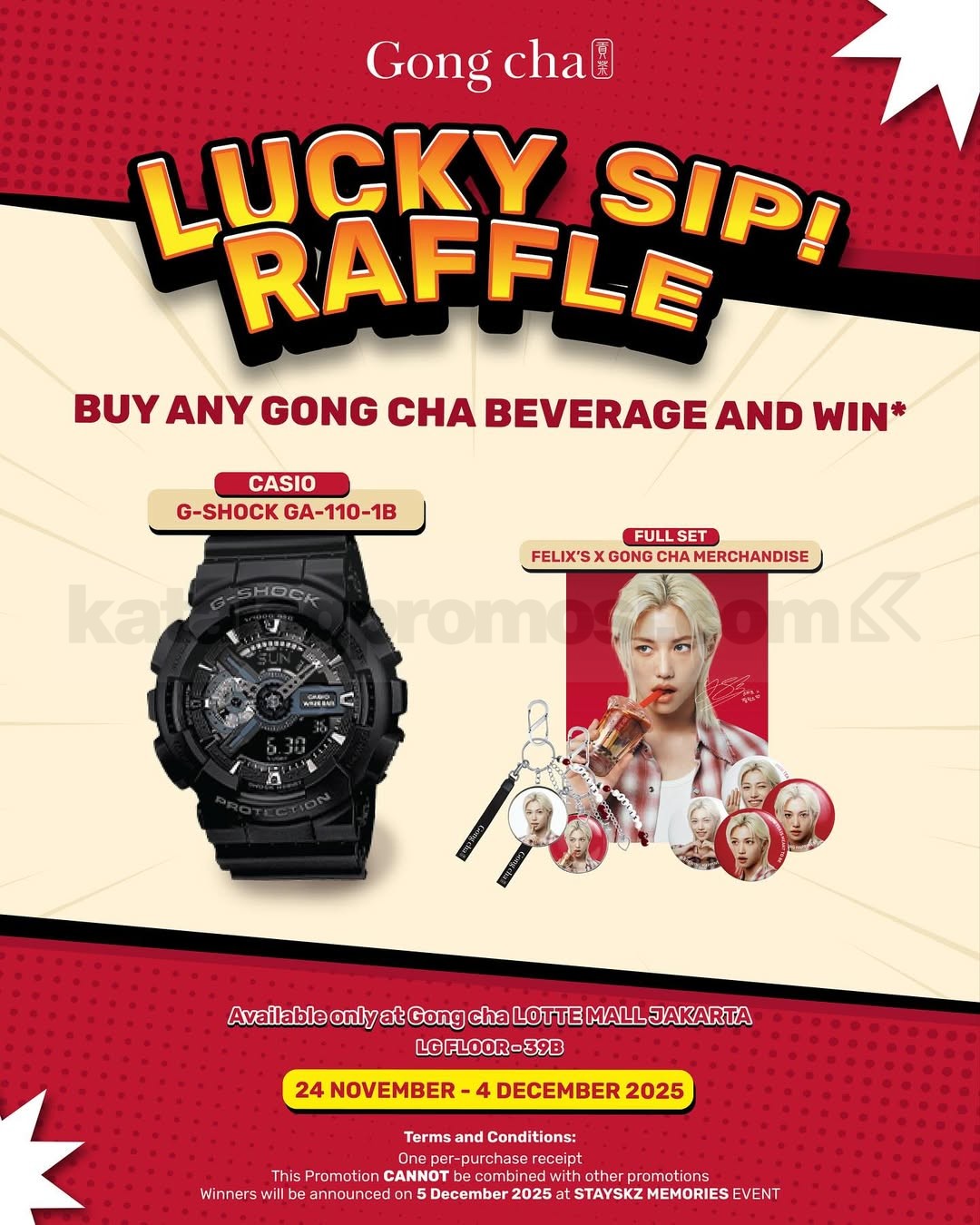 Promo Gong Cha Grand Opening Lotte Mall Jakarta Pay 1 Get 2 Promo Gong Cha Grand Opening Lotte Mall Jakarta Pay 1 Get 2 2