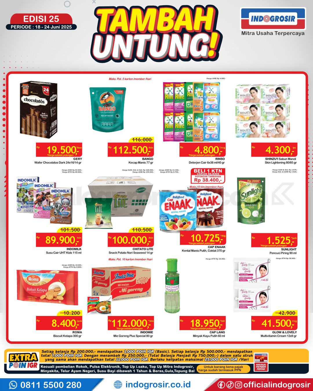 Promo Indogrosir TAMBAH UNTUNG 18-24 JUNI 2025 • SoPasti.Com