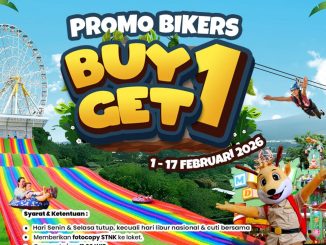 Promo JungleLand Bikers Beli 1 Gratis 1 dengan tunjukkan STNK motor Februari 2026