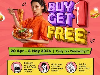 Promo Kota Kasablanka Buy 1 Get 1 Free periode 20 April sampai 8 May 2026 redeem e-voucher PG Card Lounge tenant partisipan weekdays