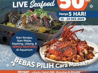 Promo OCEAN 8 Semua Live Seafood Diskon 50% di Lippo Mall Puri