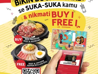 promo Pepper Lunch Buy 1 Get 1 via Boga App berlaku 10–21 November 2025 di seluruh outlet Jakarta