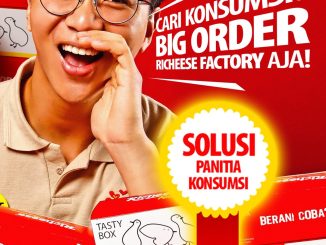 Promo Richeese Factory Big Order mulai Rp. 25.455 paket konsumsi acara minimal 35 pax dengan diskon tambahan