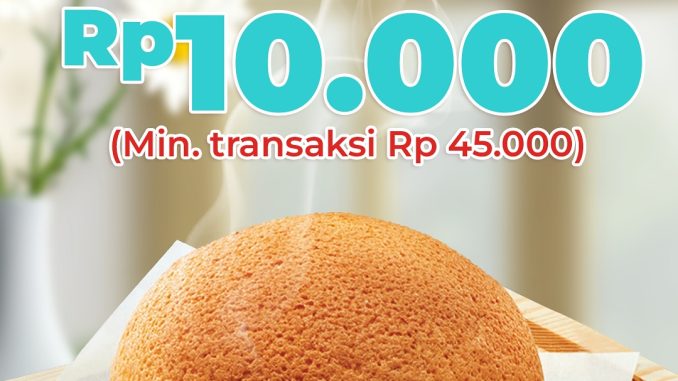 Promo Roti’O 10.10 Cashback Rp. 10.000 dengan Blu by BCA Digital berlaku 10–13 Oktober 2025 di outlet Roti’O.