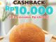 Promo Roti’O 10.10 Cashback Rp. 10.000 dengan Blu by BCA Digital berlaku 10–13 Oktober 2025 di outlet Roti’O.