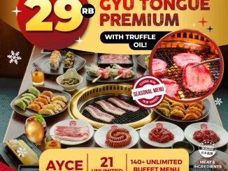 Promo SHABURI x KINTAN BUFFET Gyu Tongue Premium Truffle Oil tambah Rp. 29.000