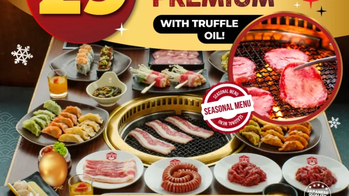 Promo SHABURI x KINTAN BUFFET Gyu Tongue Premium Truffle Oil tambah Rp. 29.000
