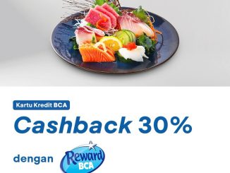 Promo Sushi Tei BCA Cashback 30% area Jabodetabek Mei hingga Juli 2026