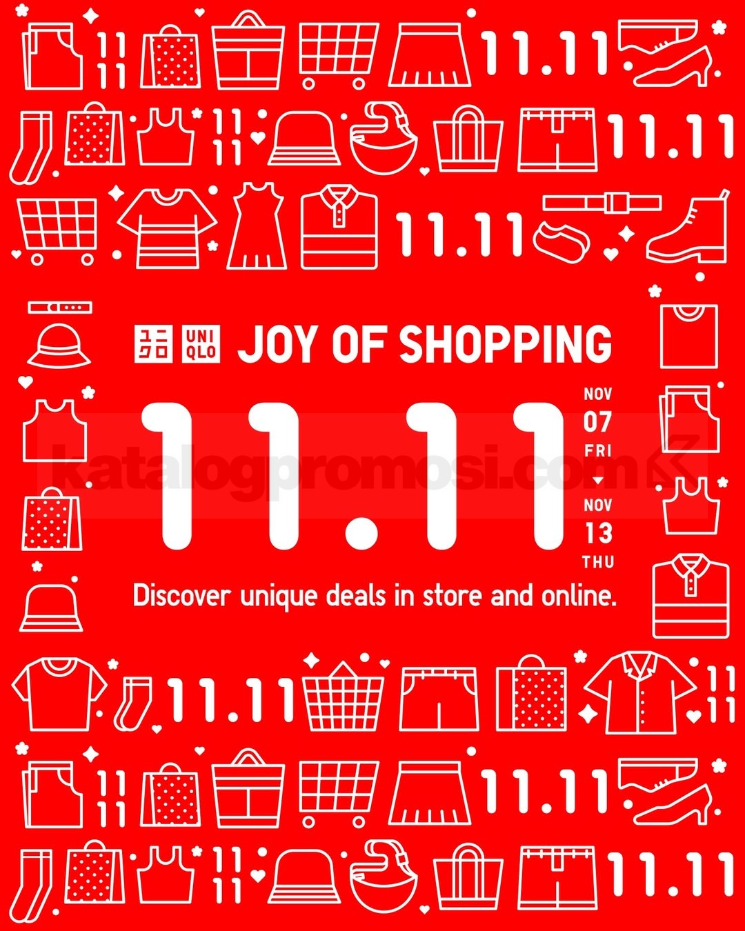 Promo UNIQLO 11.11 Sale Harga Spesial Mulai Rp. 149.000 Promo UNIQLO 11.11 Sale Harga Spesial Mulai Rp. 149.000 1