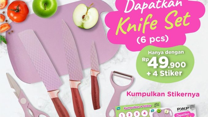 Promo Watsons P.W.P Knife Set Rp49.900 1