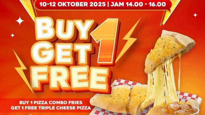 Promo Hungry Pizza Royal Anniversary Flash Sale Buy 1 Get 1 Free 1