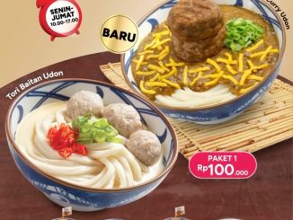 Promo Marugame Udon Double Nikmatnya mulai dari Rp100Ribuan